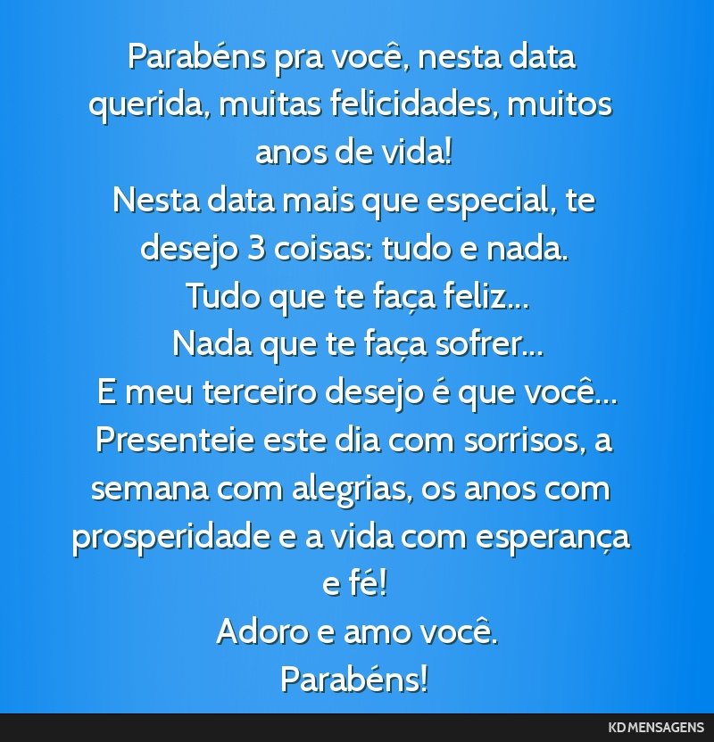 Feliz Aniversário - Parabéns Pra Você 